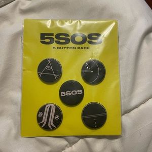 5 Seconds of Summer Pin 5-pack
